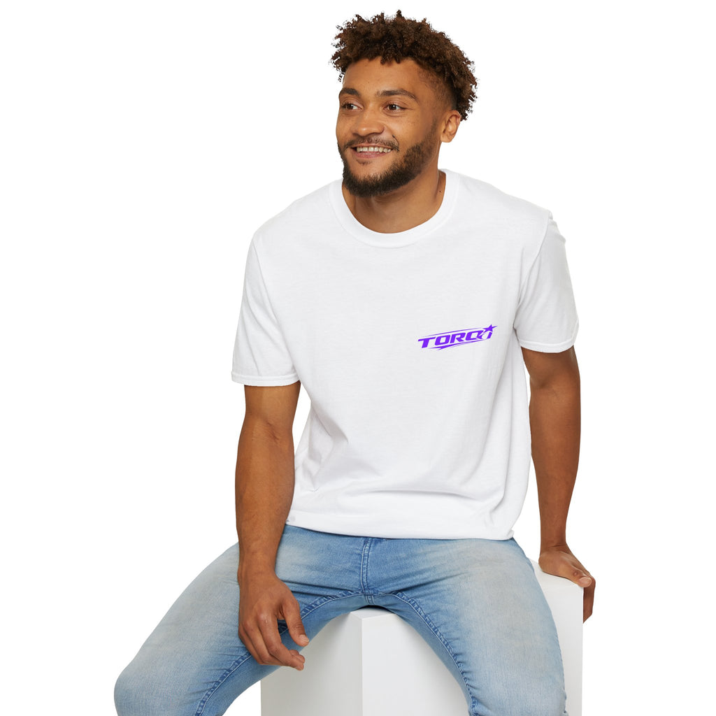 TORQ Heart Motion Tee – Purple (Black And White)