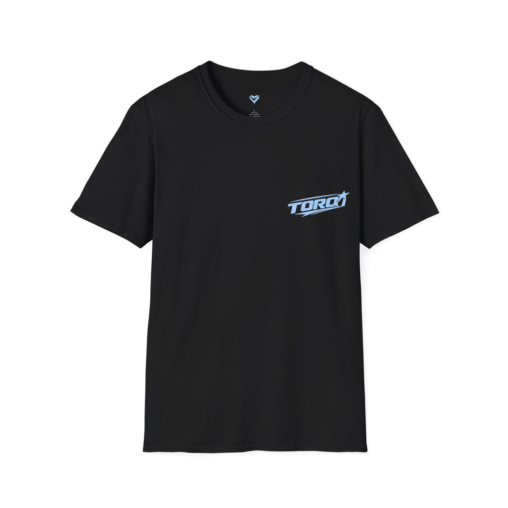 TORQ Heart Motion Tee – Baby Blue (Black And White)