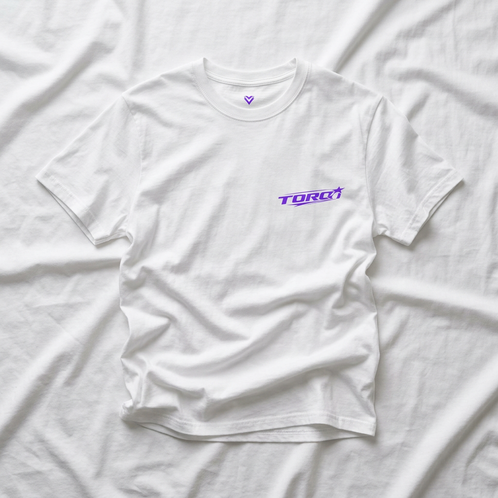 TORQ Heart Motion Tee – Purple (Black And White)