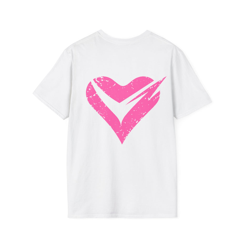 TORQ Heart Motion Tee – Pink (Black And White)