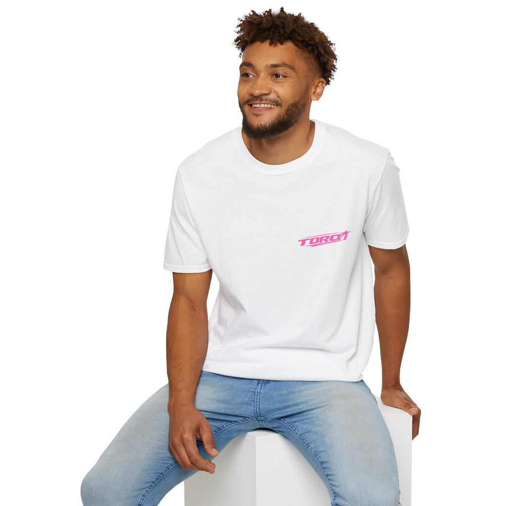 TORQ Heart Motion Tee – Pink (Black And White)