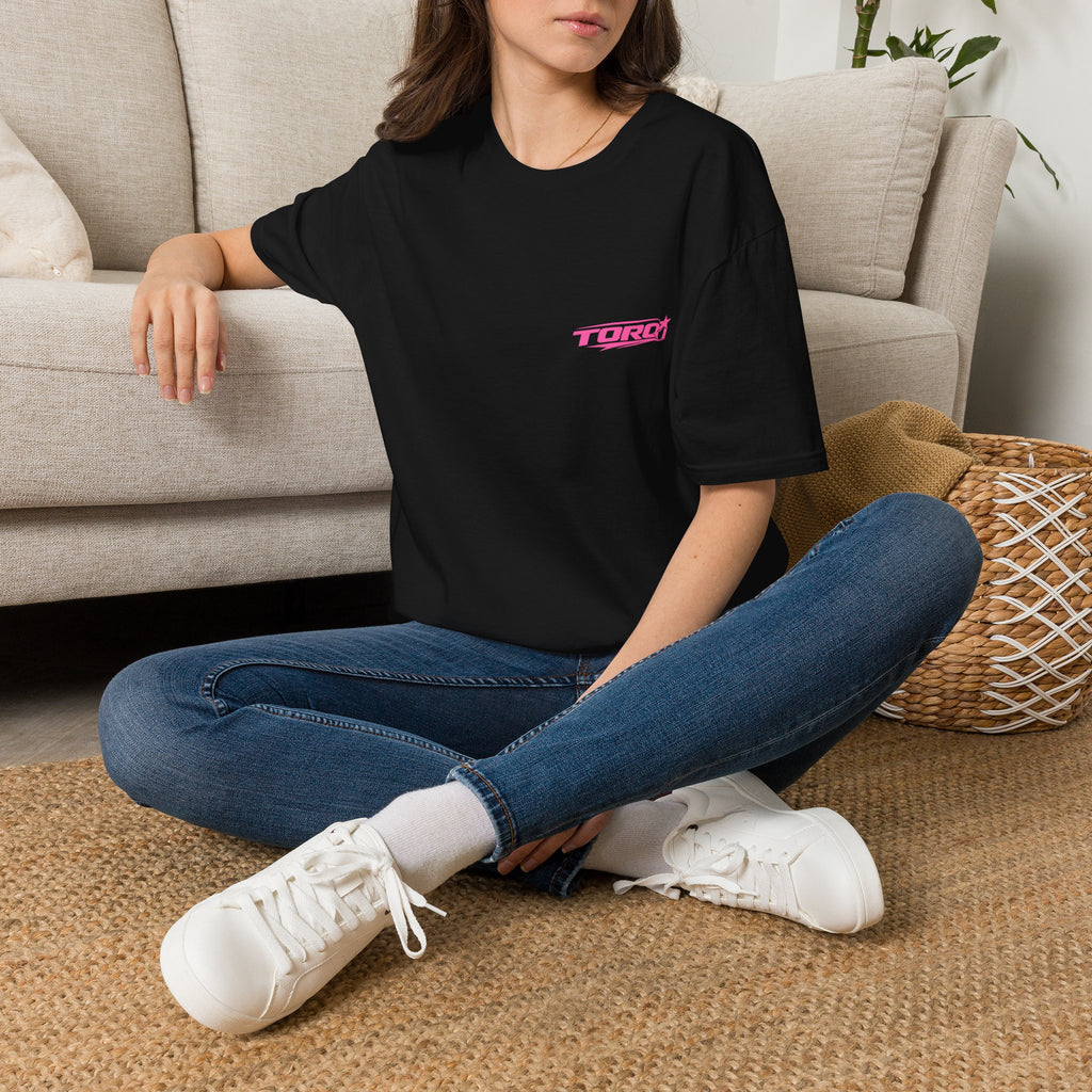 TORQ Heart Motion Tee – Pink (Black And White)